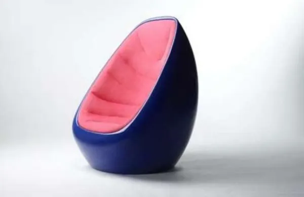 Martela Egg Unique furniture Shaped Chair by Karim Rashid