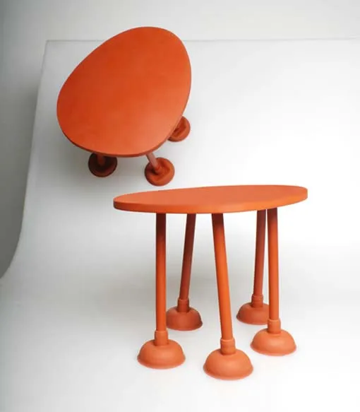 Unique rubber table