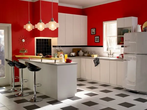 Big Chill Retro Kitchen rosso