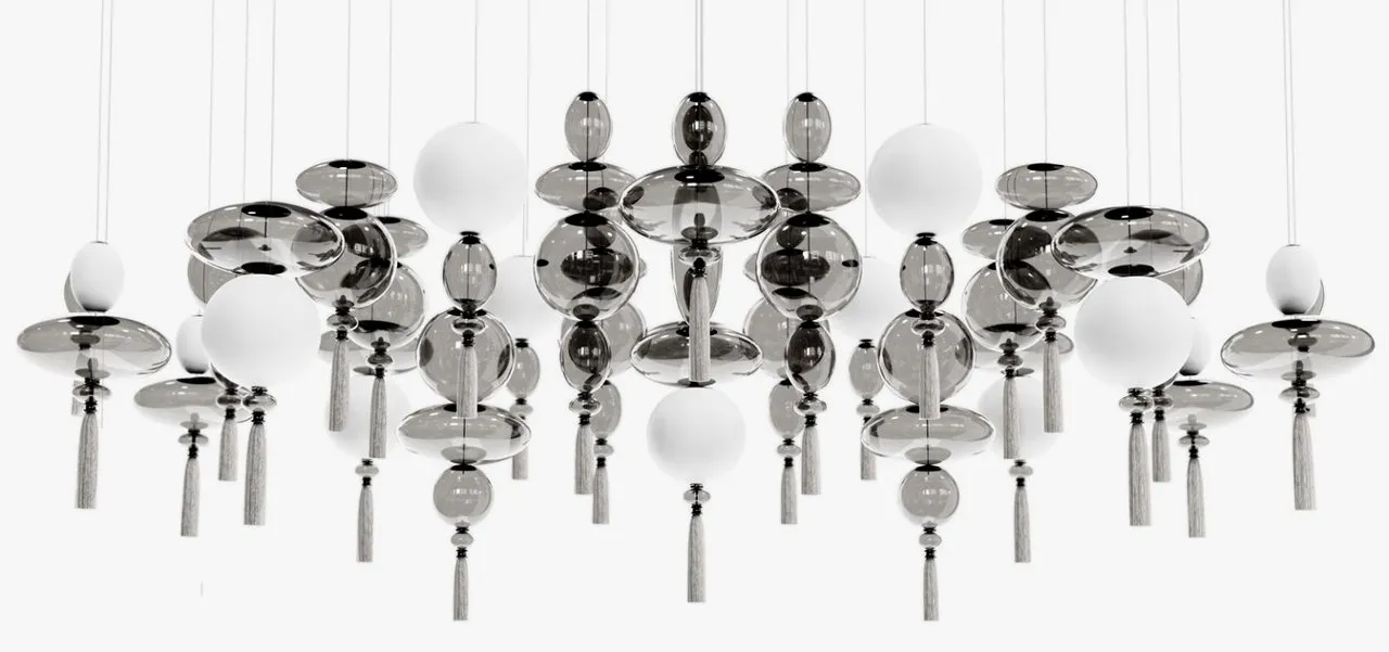 Lampadario Calliope di Wonderglass